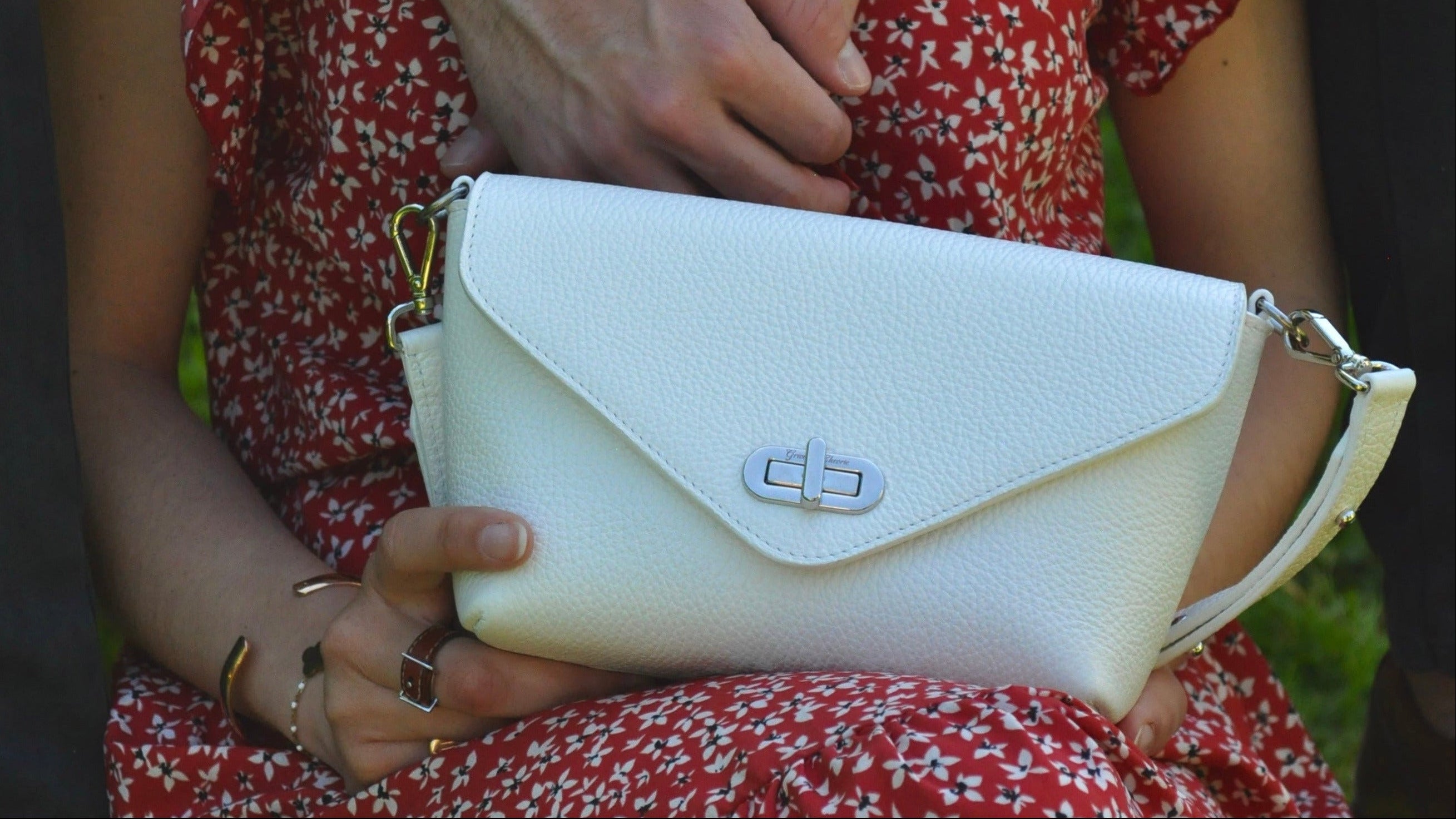 Sac blanc le capucin vue de face