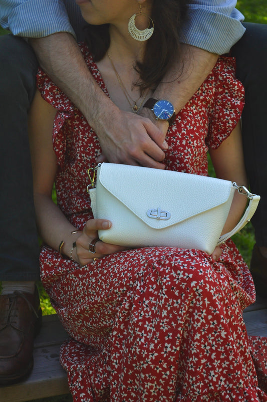 Sac blanc le capucin vue de face